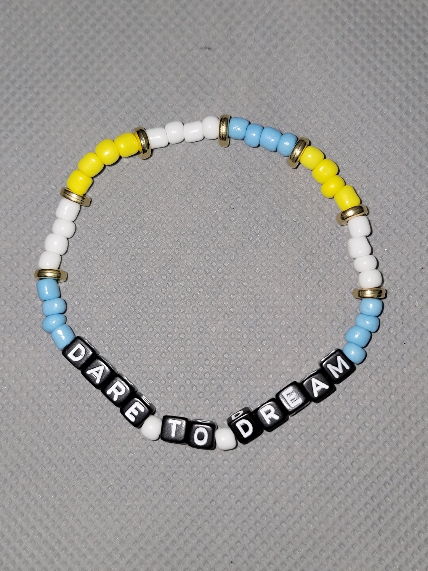 Dare to Dream Affirmation Beaded Bracelet