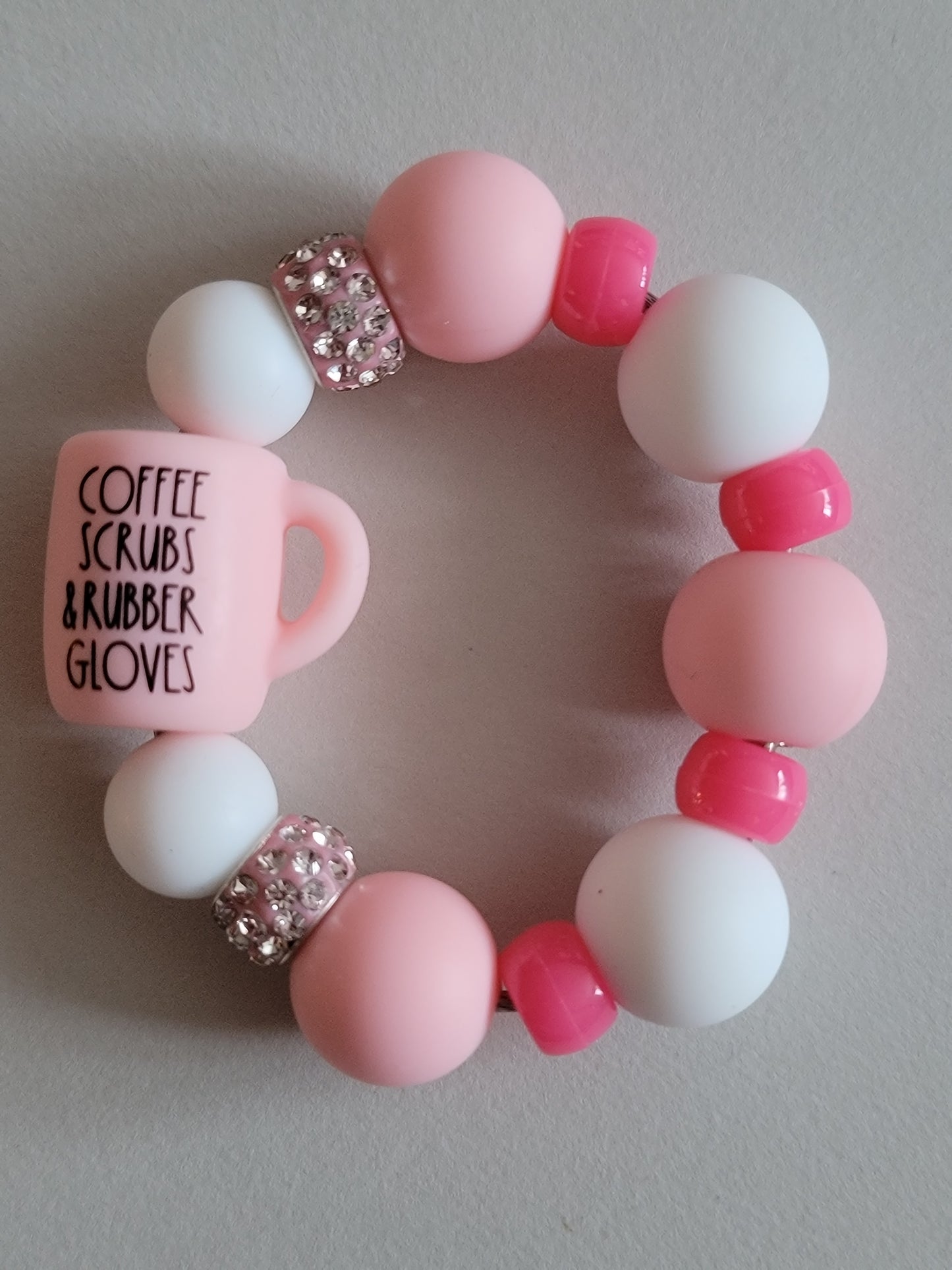 Caring Cup Beaded Tumbler Charm