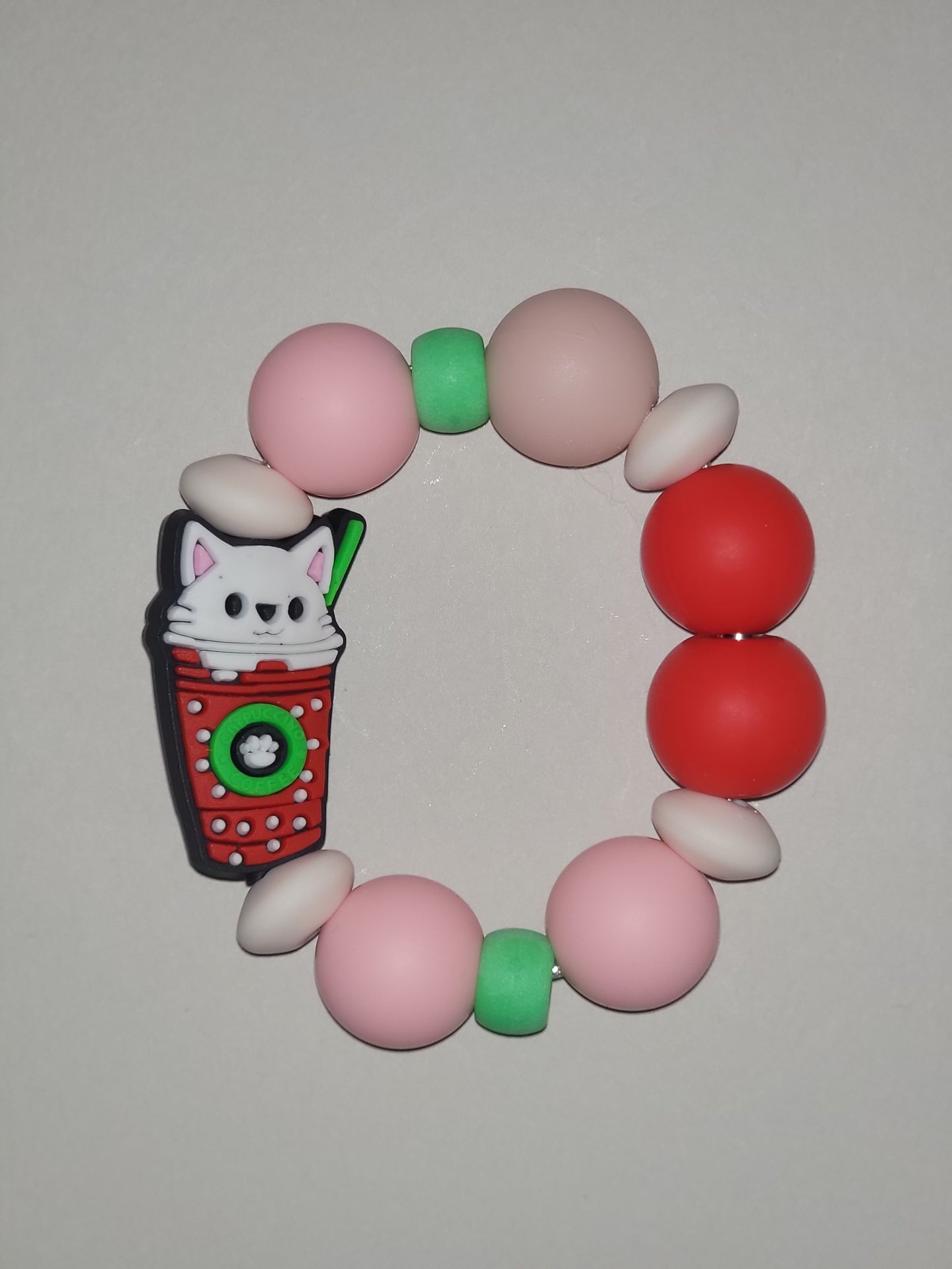 Kitten in a Cup Tumbler Charm