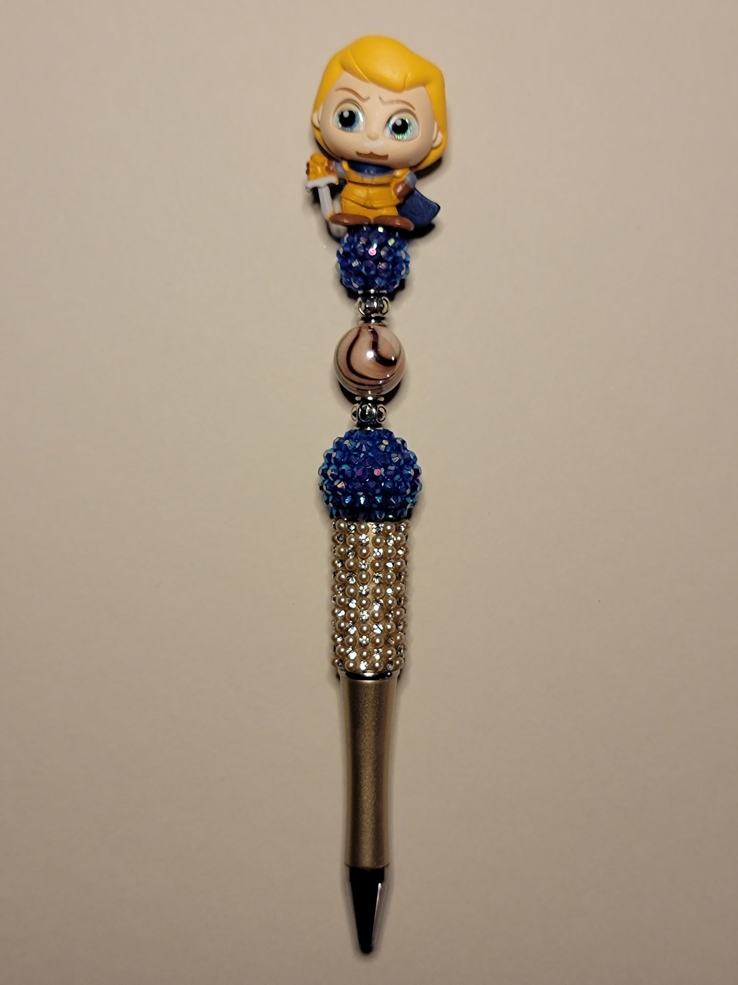 Golden Valor Beaded Pen