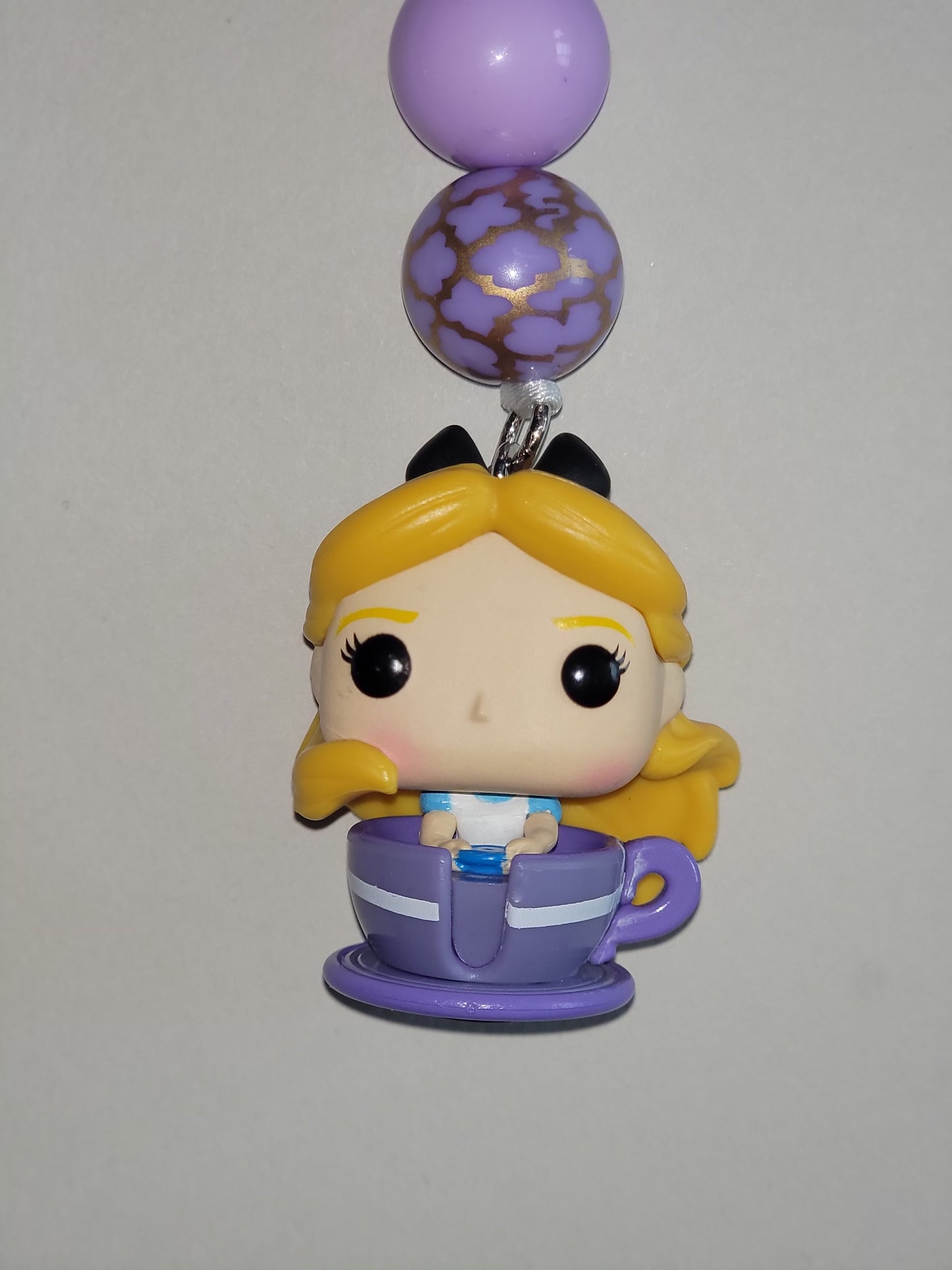 Whimsical Wonderland Beaded Bag Charm & Keychain Combo