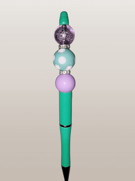Beaded "Trio" Polka Dot Delight Pen - 21Wishes