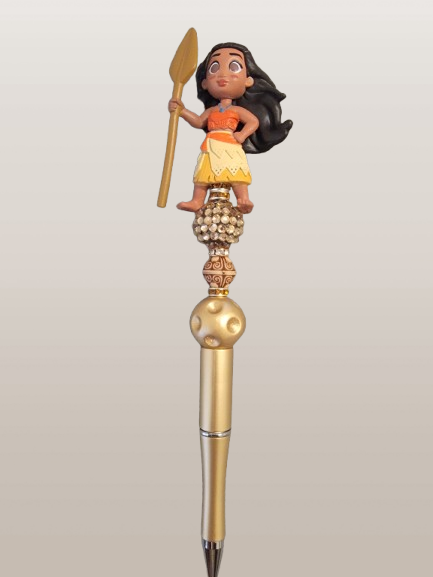 Beaded Pen – "Princess Moana" Edition
