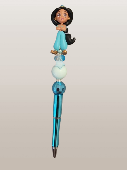 Beaded Pen – "Princess Jasmine" Edition