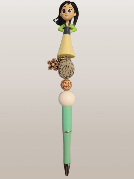 Beaded Pen – "Fa Mulan" Edition