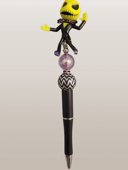 Beaded Pen – "Jack Skellington" Edition