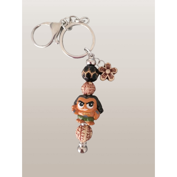 Beaded Keychain – "Maui" Edition
