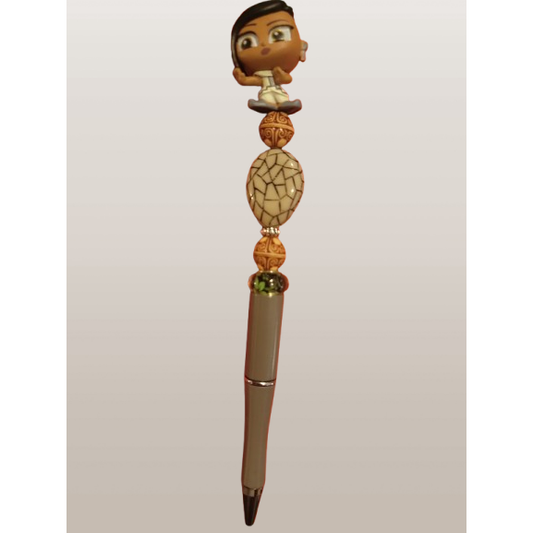 Beaded Pen with "Lady Maribelle" Topper