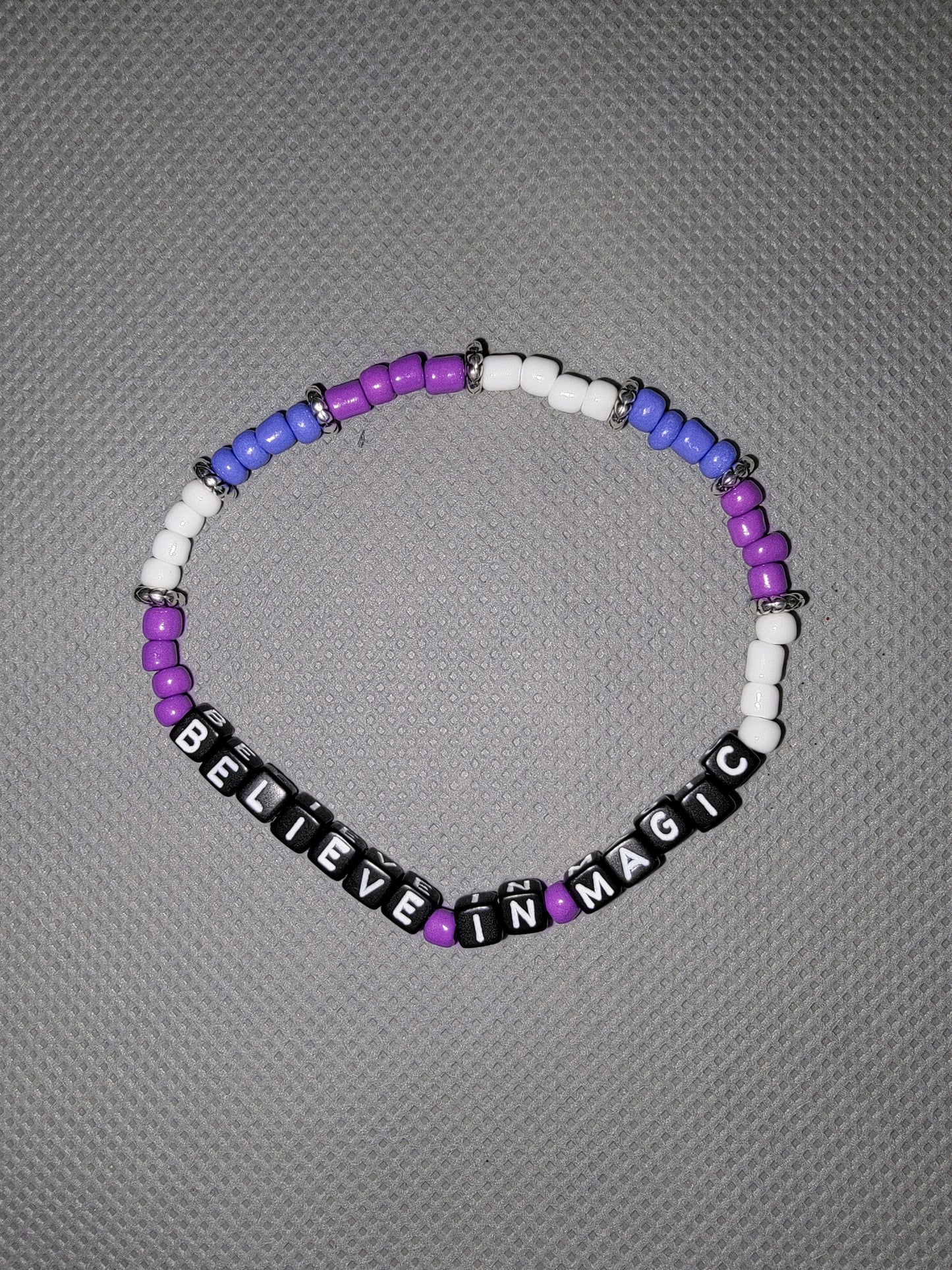 Believe in Magic Affirmation Beaded Bracelet