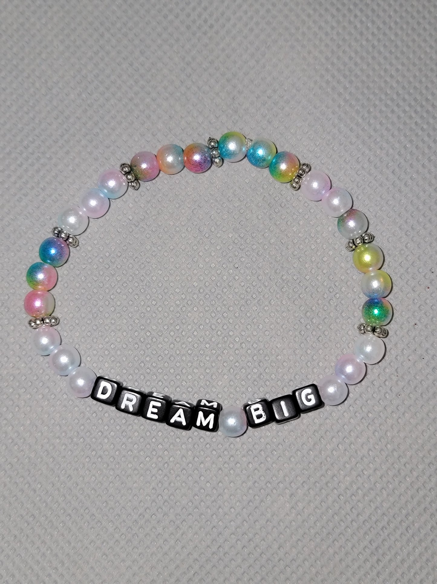 Dream Big Affirmation Beaded Bracelet
