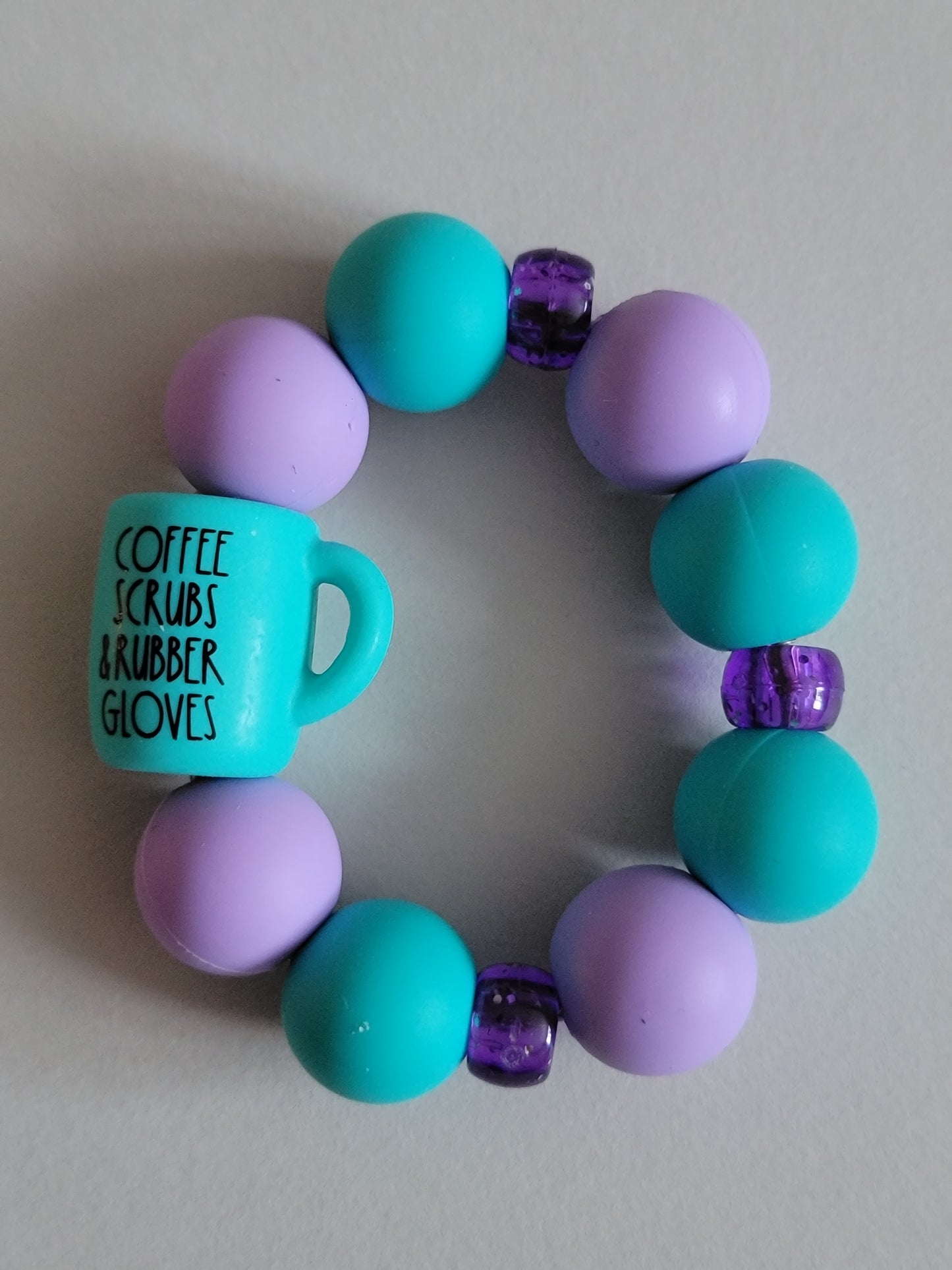 Caring Brew Beaded Tumbler Charm