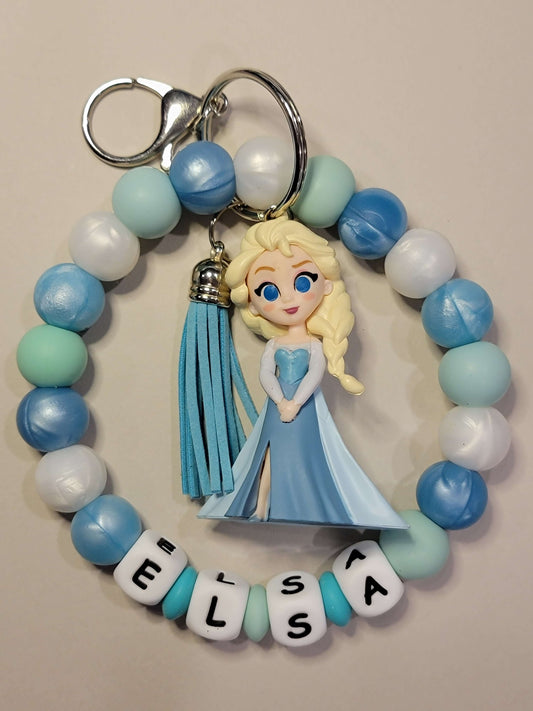 Snow Queen Beaded Wristlet