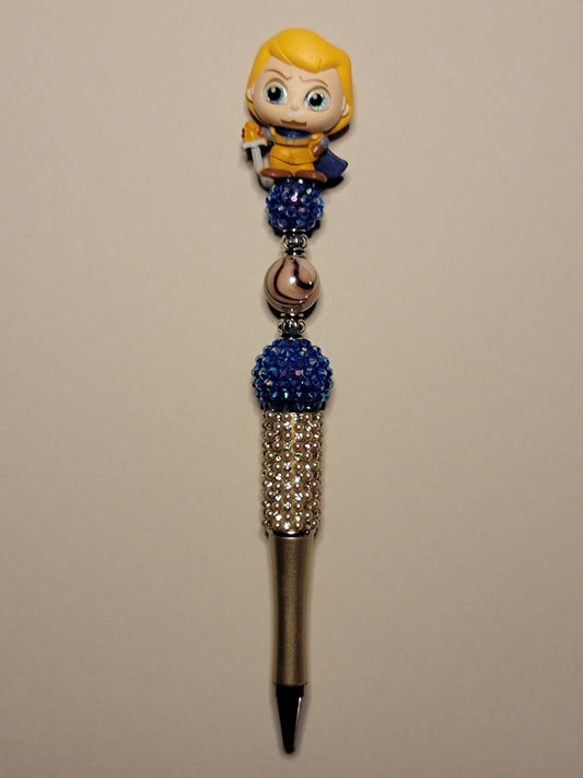 Golden Valor Beaded Pen