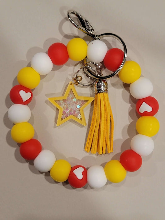 Starry Heart Wristlet