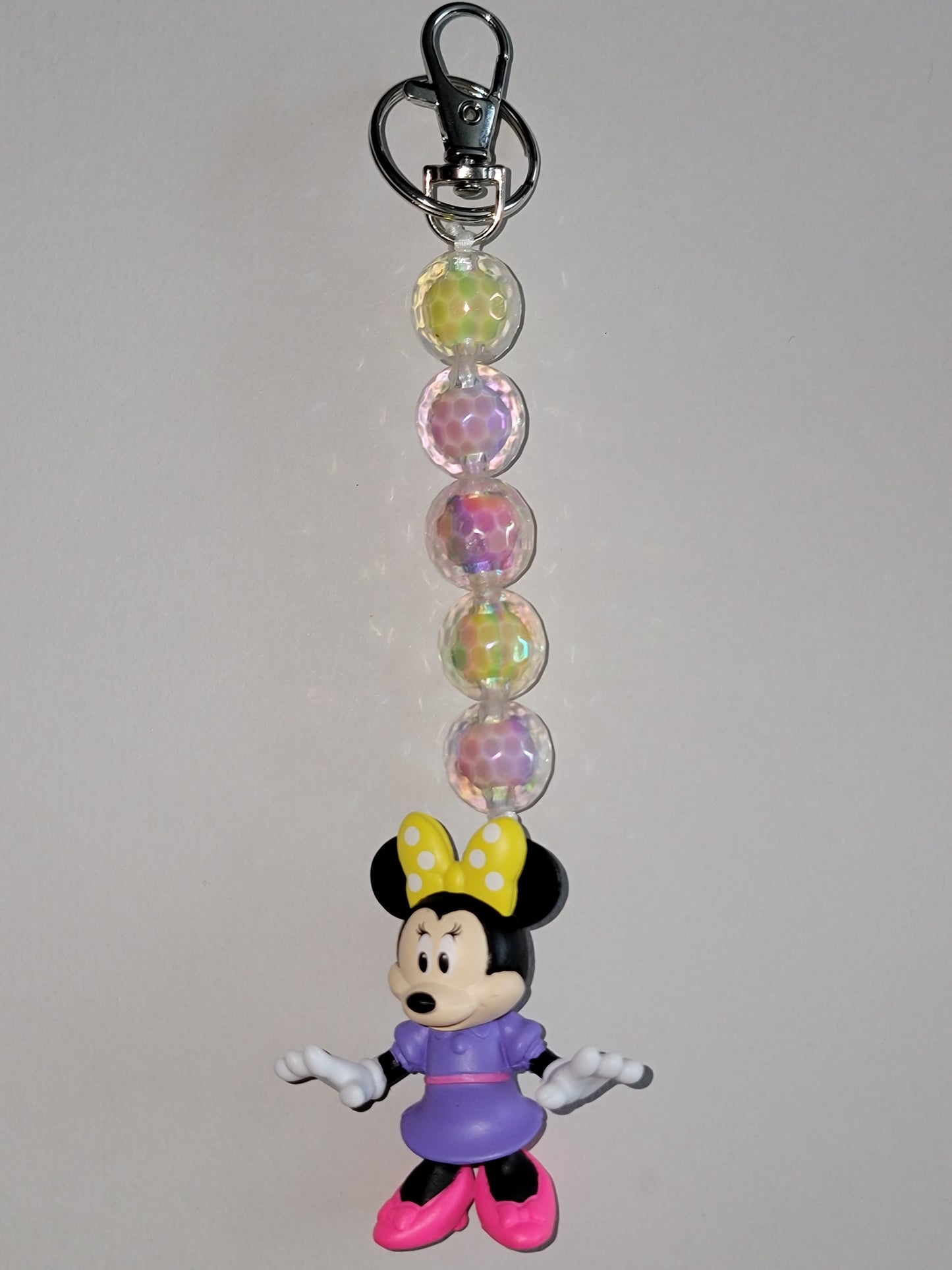 Cheerful Polka Dot Charm & Keychain Combo