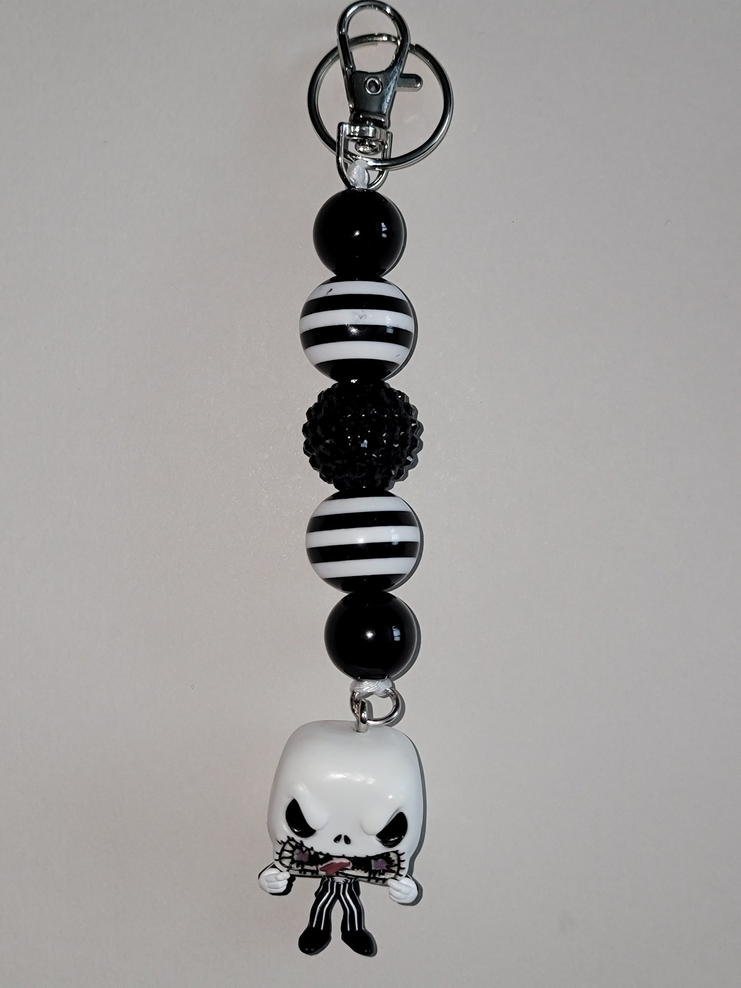 Spooky Stripes Charm & Keychain Combo