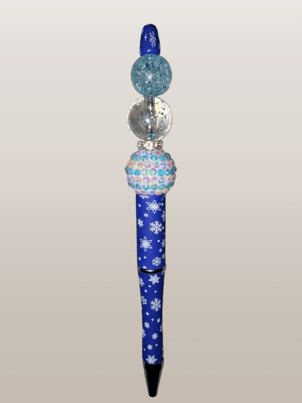 Beaded "Trio" Frosted Elegance Pen - 21Wishes