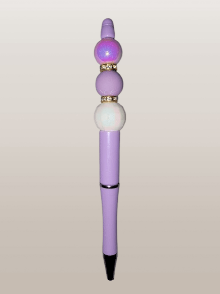 Beaded "Trio" Lavender Luxe Pen - 21Wishes