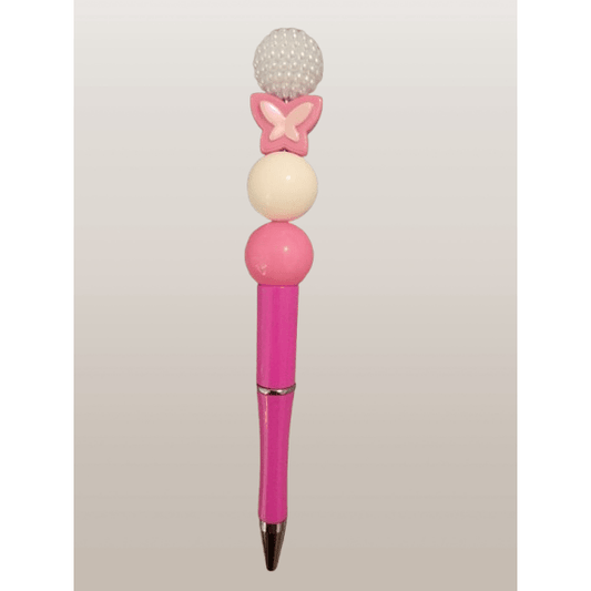 "Butterfly Elegance" Beaded pen - 21Wishes