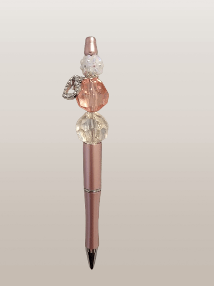"Heart Charm" Beaded Pen - 21Wishes