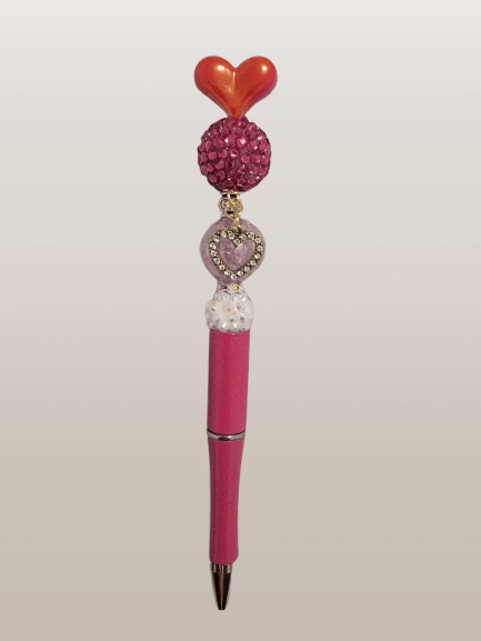 "Heartfelt Elegance" Beaded Pen - 21Wishes