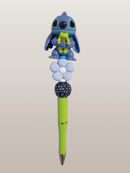 "Stitch with Frog" Beaded Pen - 21Wishes